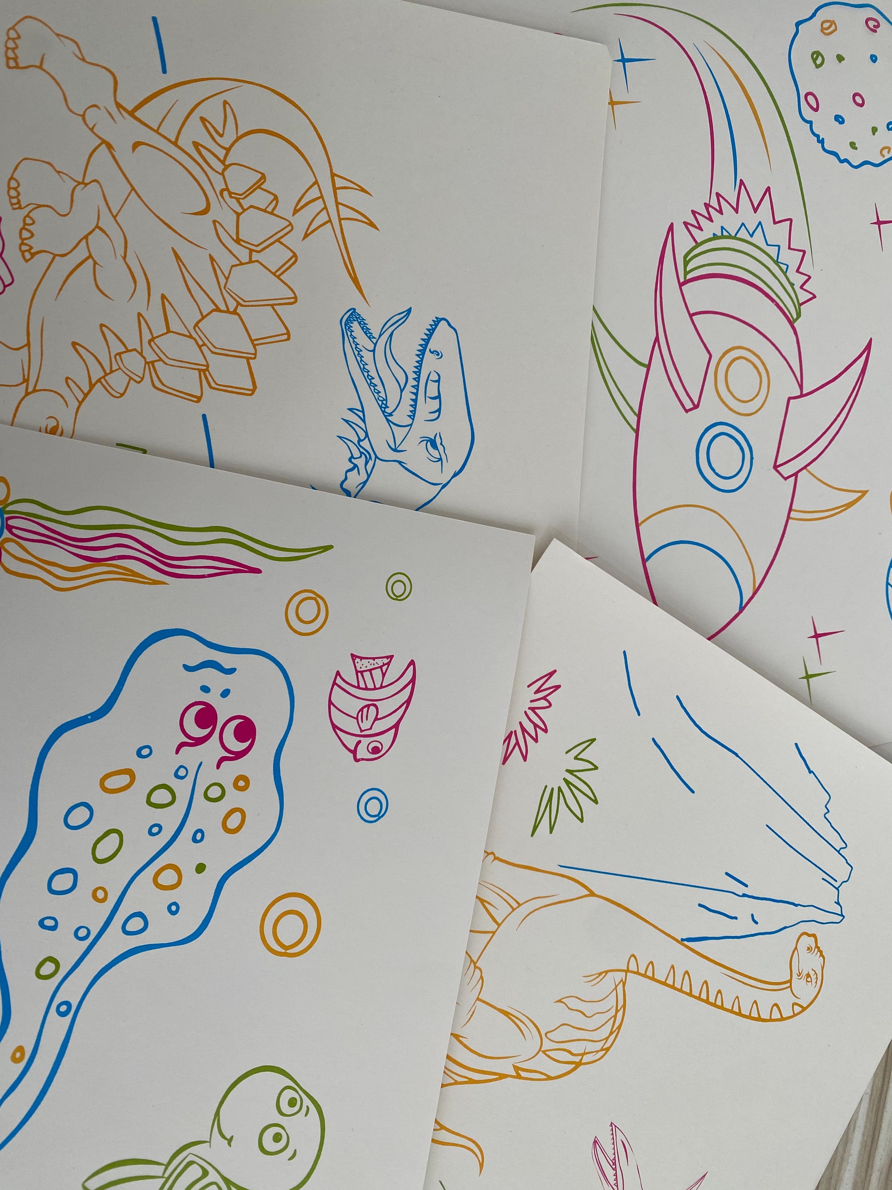 Tablero pizarra 3D luminoso